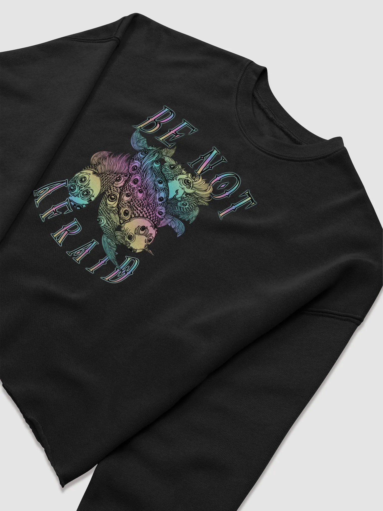 Holy Carp: Bella+Canvas Women's Fleece Crop Sweatshirt product image (3)