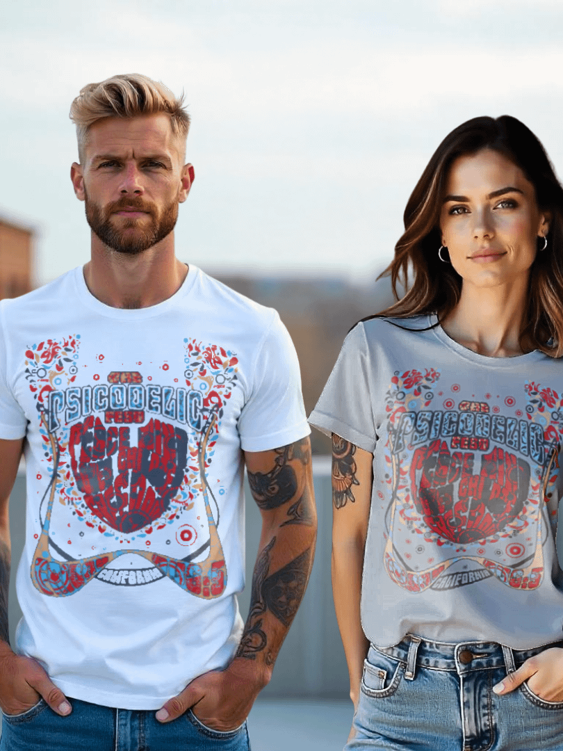 Psychedelic | Unisex Bella+Canvas Supersoft T-Shirt product image (1)
