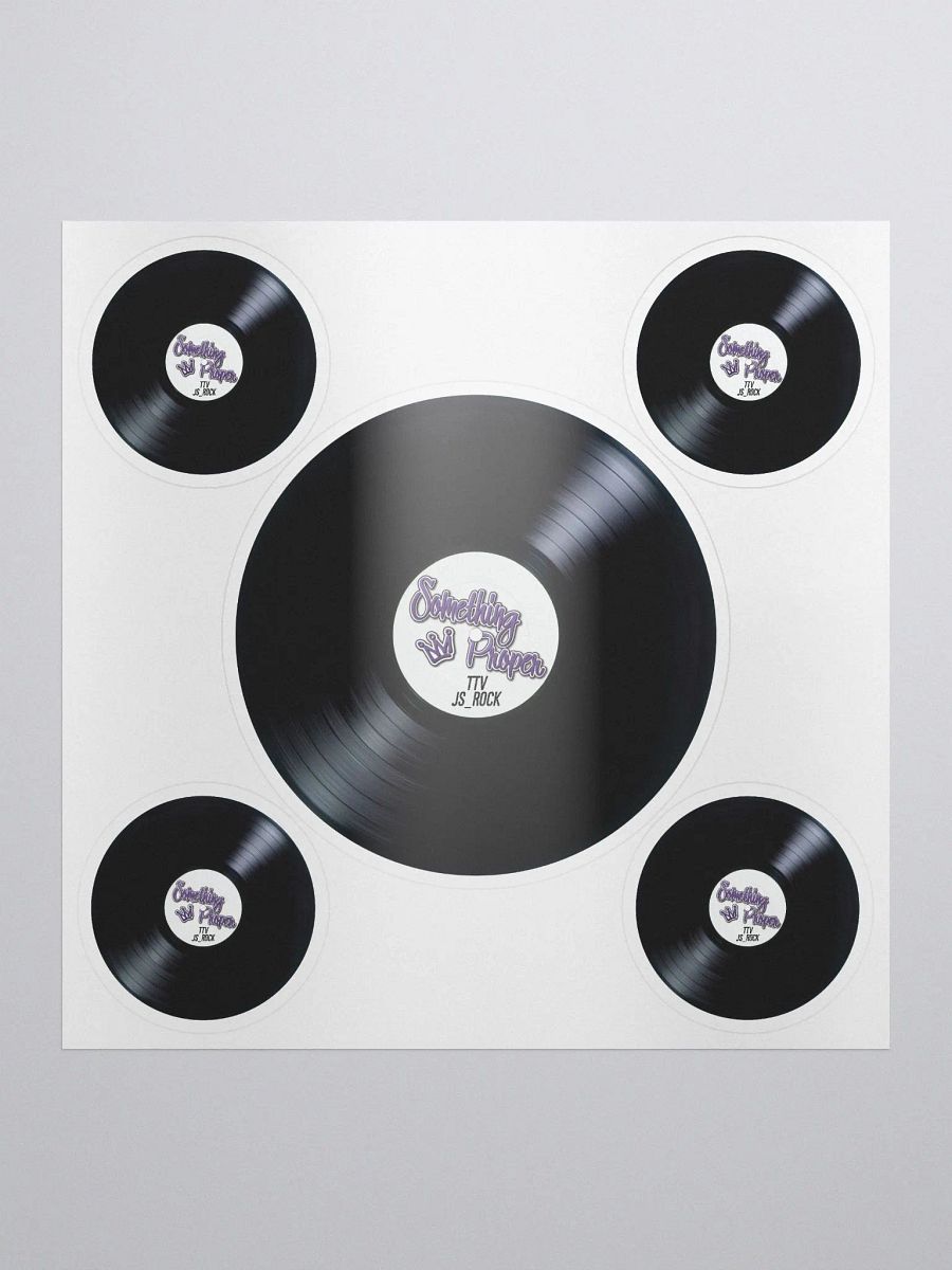 Something Proper Vinyl Record Decals product image (1)