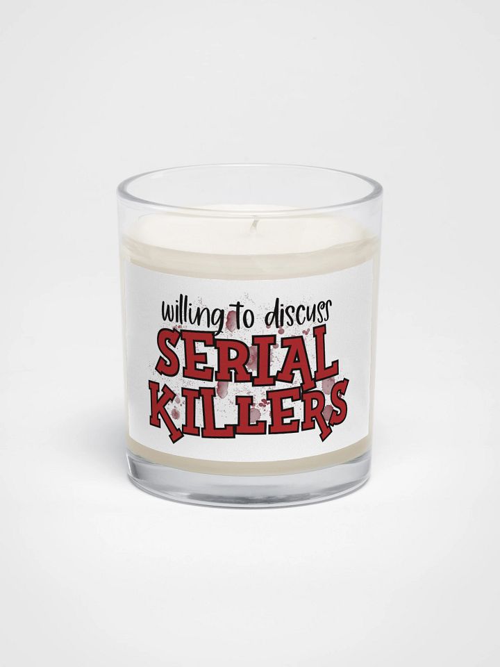 Bold Red Serial Killers Soy Wax Candle product image (1)