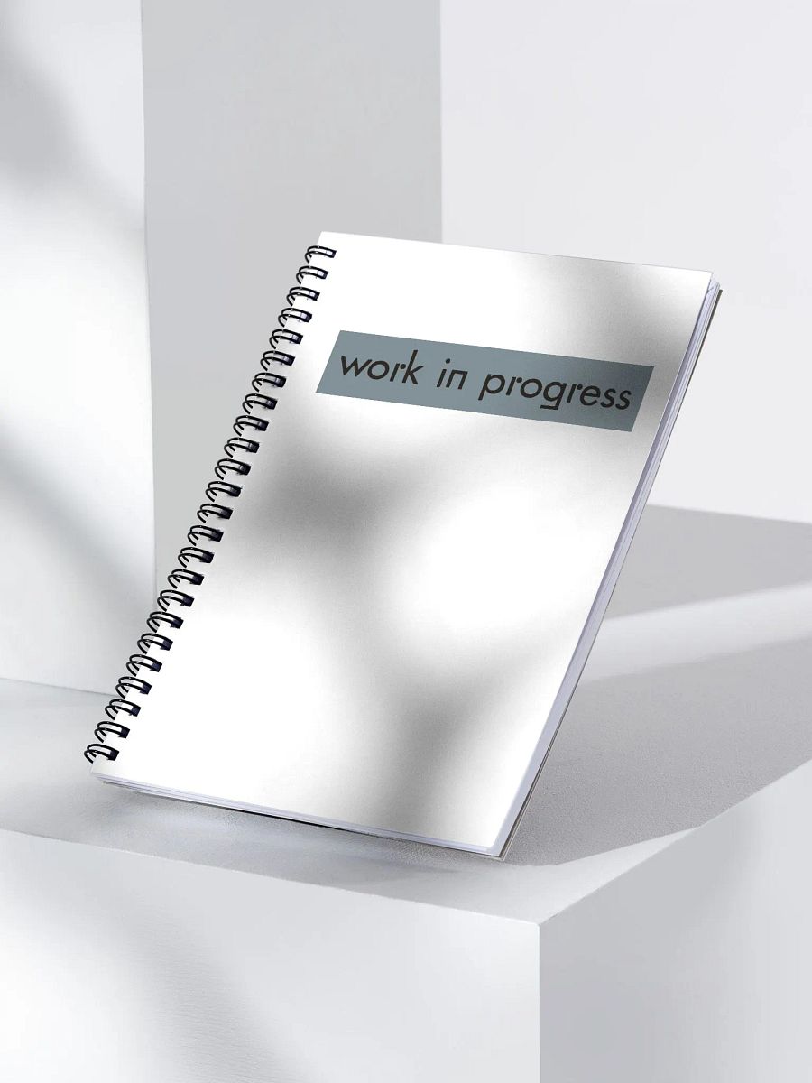 Work In Progress Spiral Notebook product image (3)