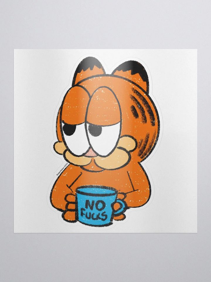No Fs Cat Sticker product image (1)