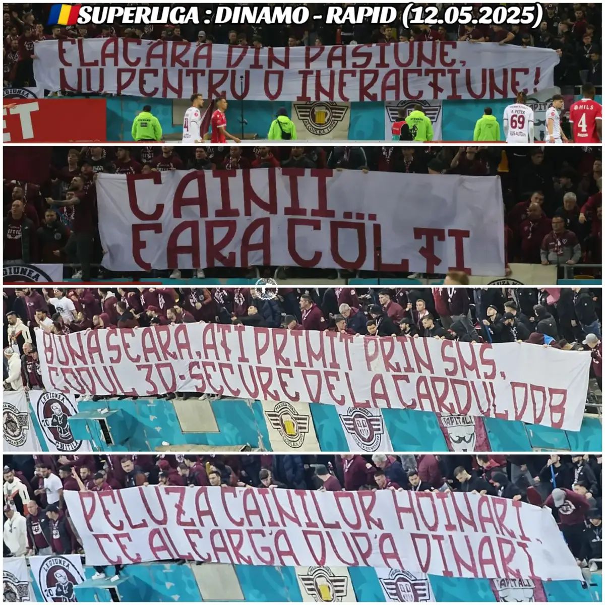 🇷🇴Superliga: DINAMO BUCURESTI  - RAPID BUCUREȘTI (12.05.2025)  . . . #Superliga #Ultras #UltrasWorld #WorldOfUltras #UltrasAgainstModernFootball #Tifo #Tifosi #Pyro #NopyroNoParty #Fotbal #FotbalRomanesc #UltrasRomania #RomanianUltras #Liga1 #Romania #Rapid #RapidBucuresti #fcrb #RapidGiulesti #HaideRapid  #Arenanationala     #CainiiRosii #Dinamo  #DoarDinamoBucuresti #PeluzaCatalinHildan #peluzasuddinamo #pch #suddinamo  #ultrasworld #worldofultras #fotbalromanesc  #awaydays #derbydinamo   #ultrasromania #RomanianUltras #fotbalromanesc  #galerieDinamo  #mesajedinamorapid 