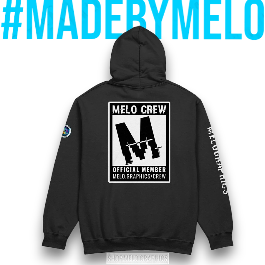 #MeloCrew Vibes: Duotone - Premium Hoodie | #MadeByMELO product image (5)