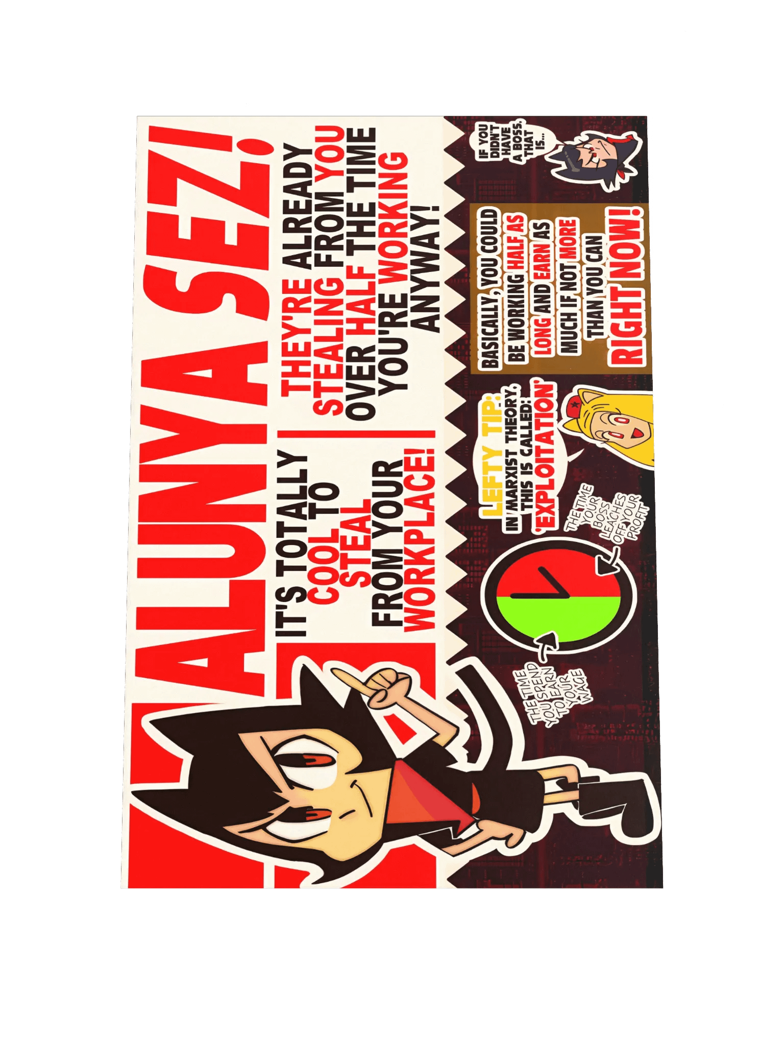 Alunya and Rodina - “Alunya Sez!” Poster product image (1)