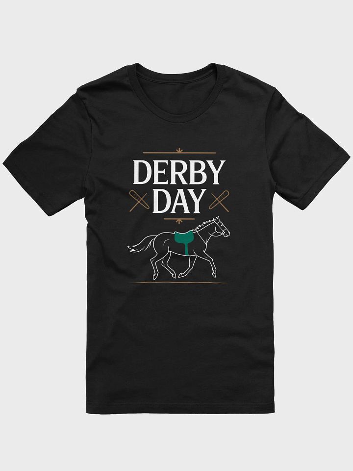 Derby Day Graphic Tee | Racing Spirit Green & White Design product image (1)