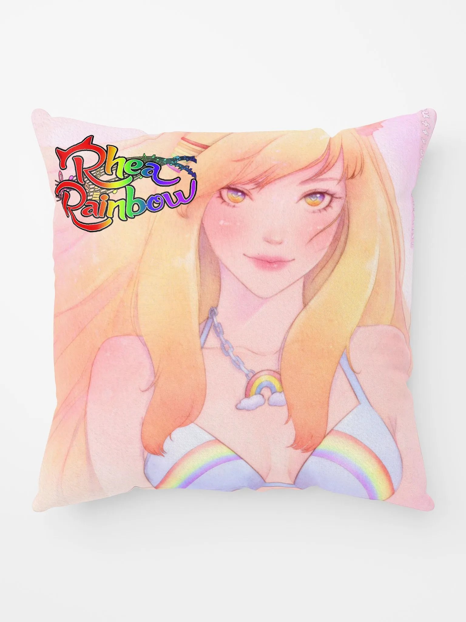 🌈Rhea Rainbow Classic Bathing Suit Pillow! 💜 product image (5)