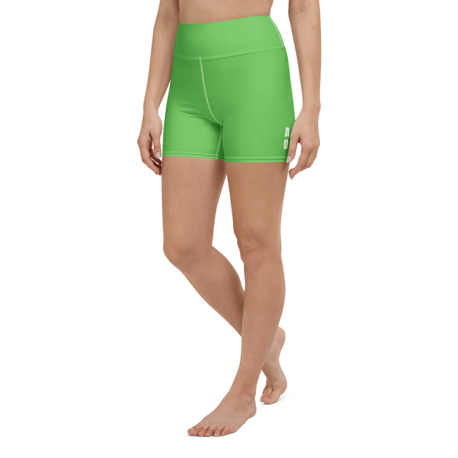 Unisex green Yoga Shorts product image (6)