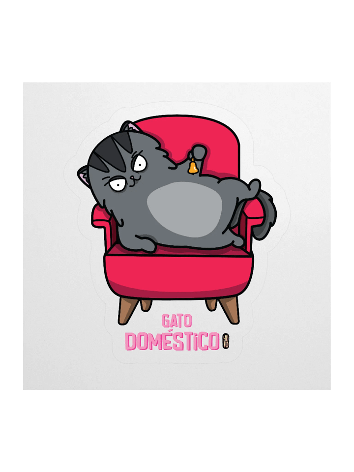 Gato Doméstico - Sticker (Kiss Cut) product image (1)
