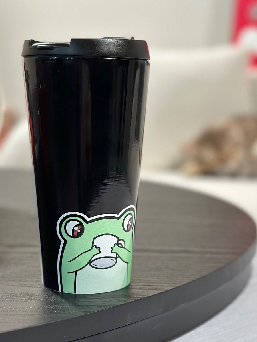 Frog Coffee Split Dye Travel Mug product image (3)