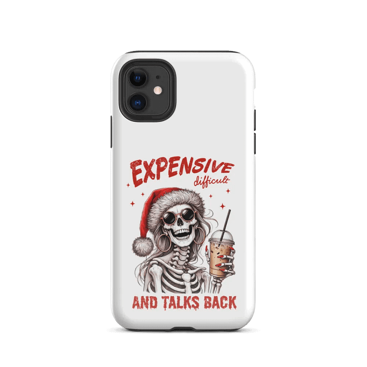 Sassy Skeleton Santa Girl iPhone® Case product image (24)