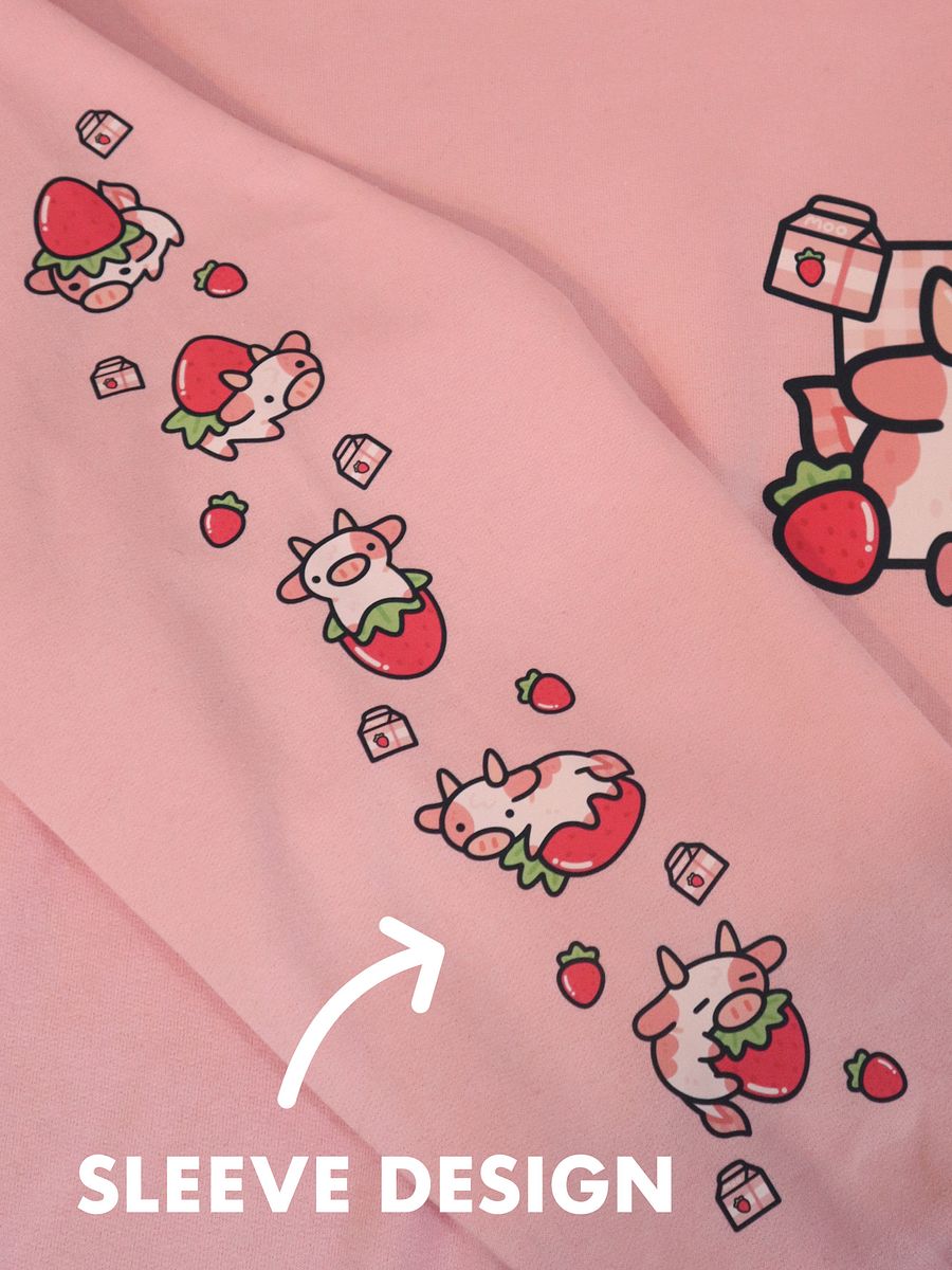 Strawberry Cow Sweatshirt product image (4)