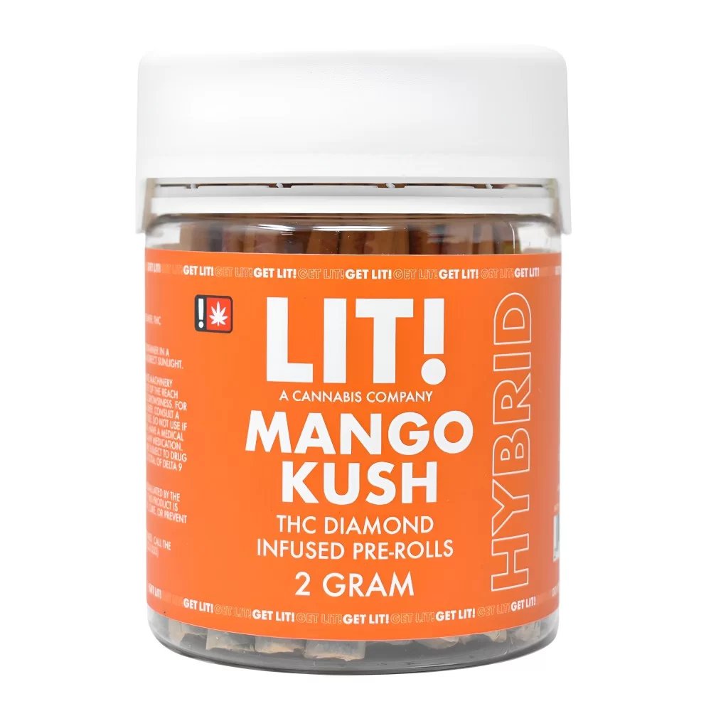 Lit! THC-A Diamond Pre-roll 2g - 50ct Jar product image (4)