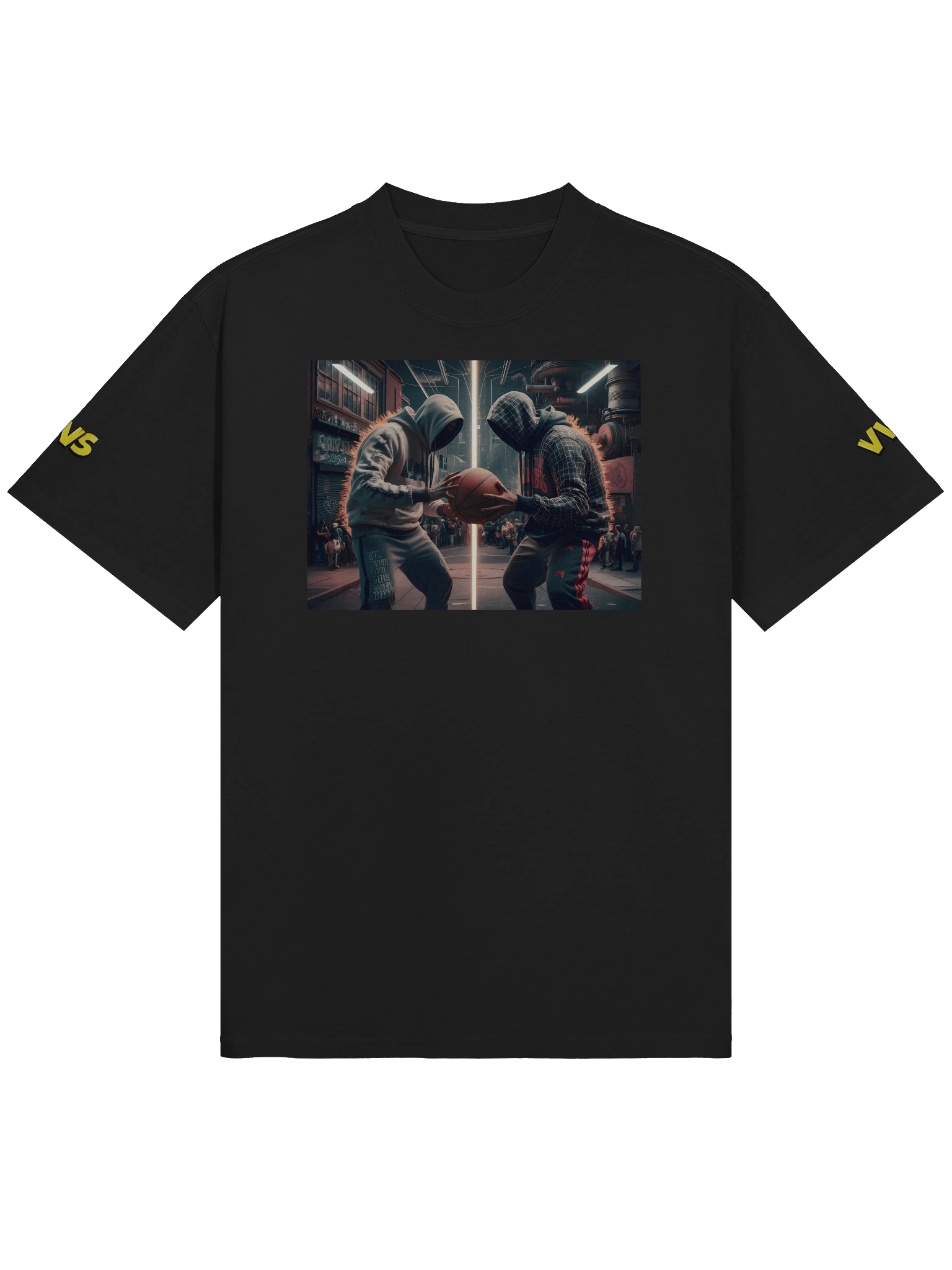 Vintage VS Yellow Stylized T-Shirt product image (4)