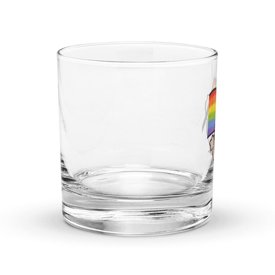 Pride Flag Rocks Glass product image (3)
