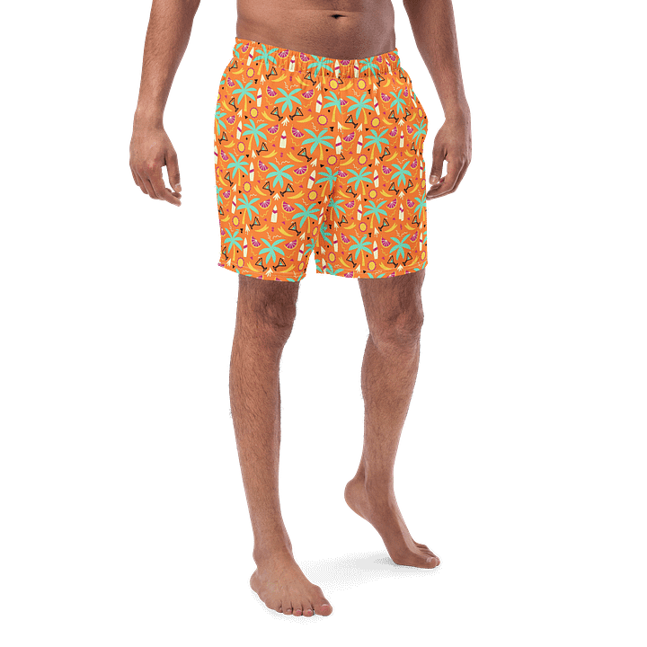 Tropical Vibes All-Over Swim Trunk product image (1)
