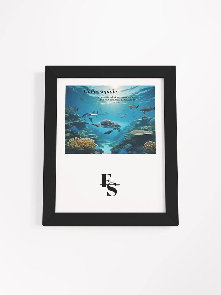 Tranquil Ocean Serenade Framed Poster product image (1)