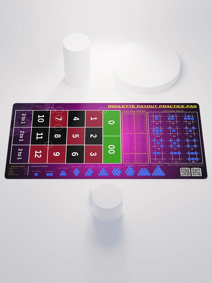 Roulette Payout Practice Pad - Pink Fade product image (1)