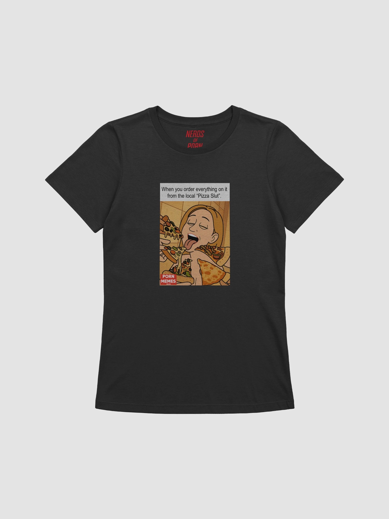 Pizza Porn Meme Tee (black) product image (1)