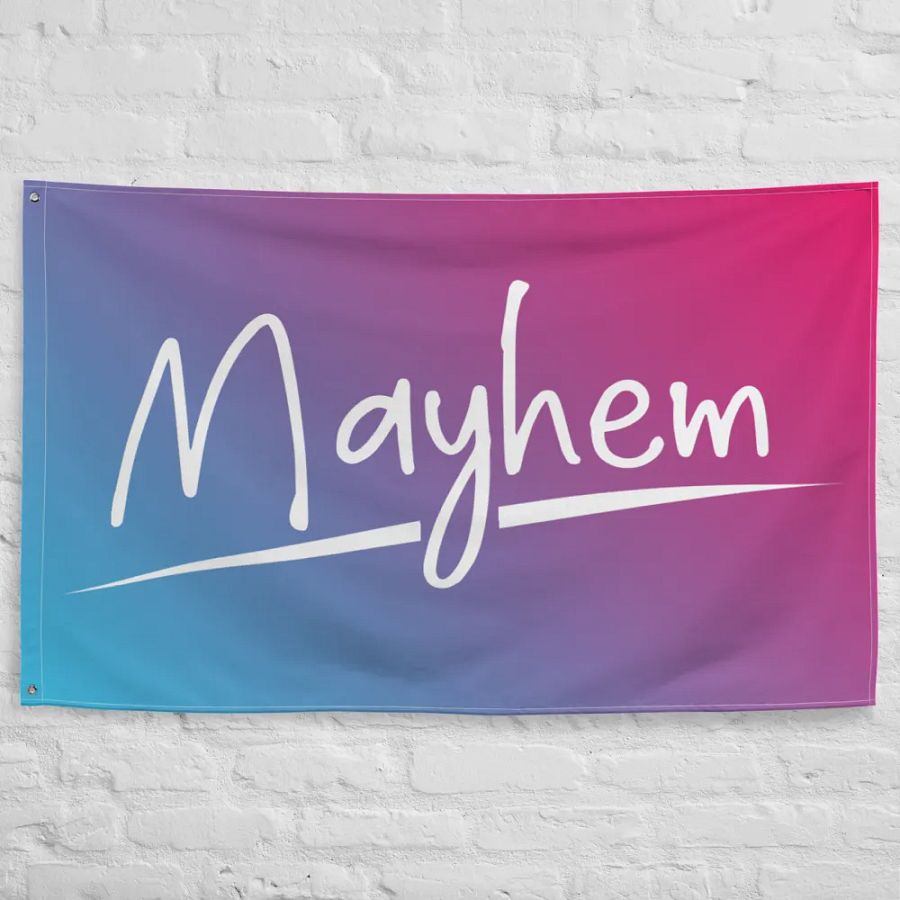 Mayhem Signature Flag product image (10)