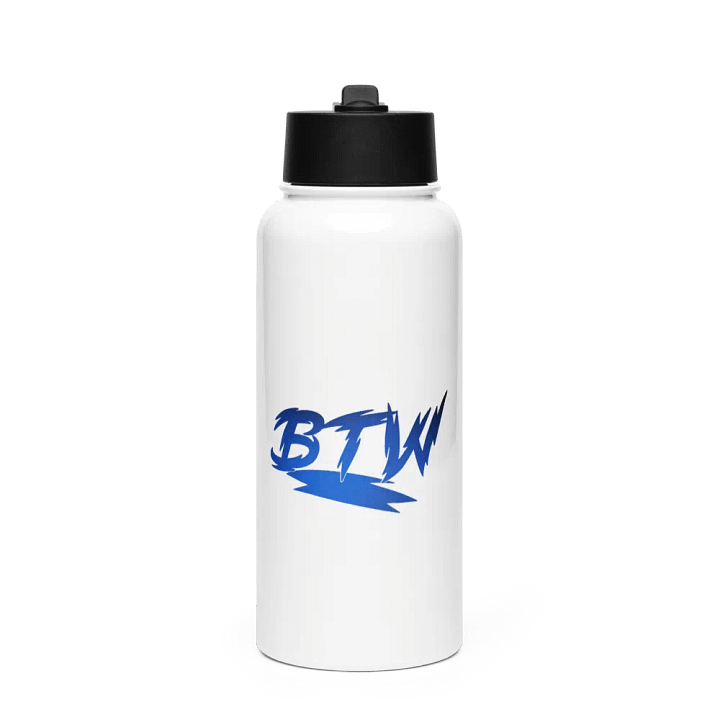 BTW Worter bottle with straw lid product image (1)