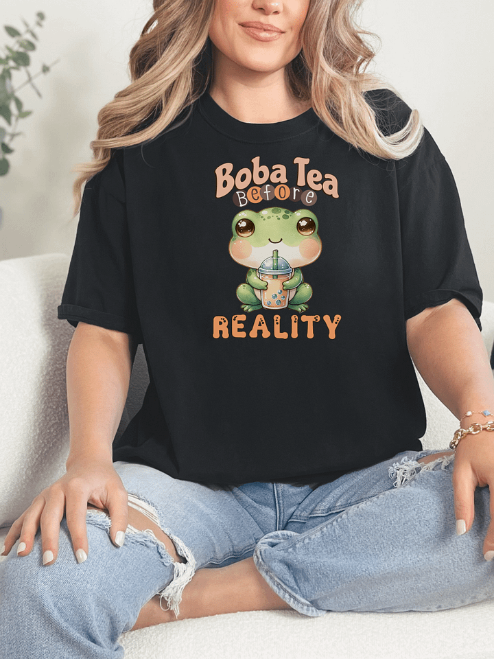 Boba Frog Bliss T-Shirt product image (1)