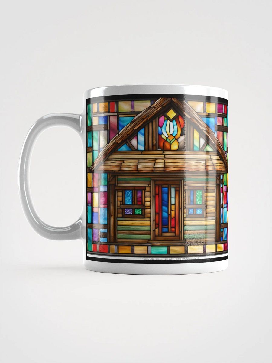 #003 Stained Glass Style Log Cabin Mug product image (12)