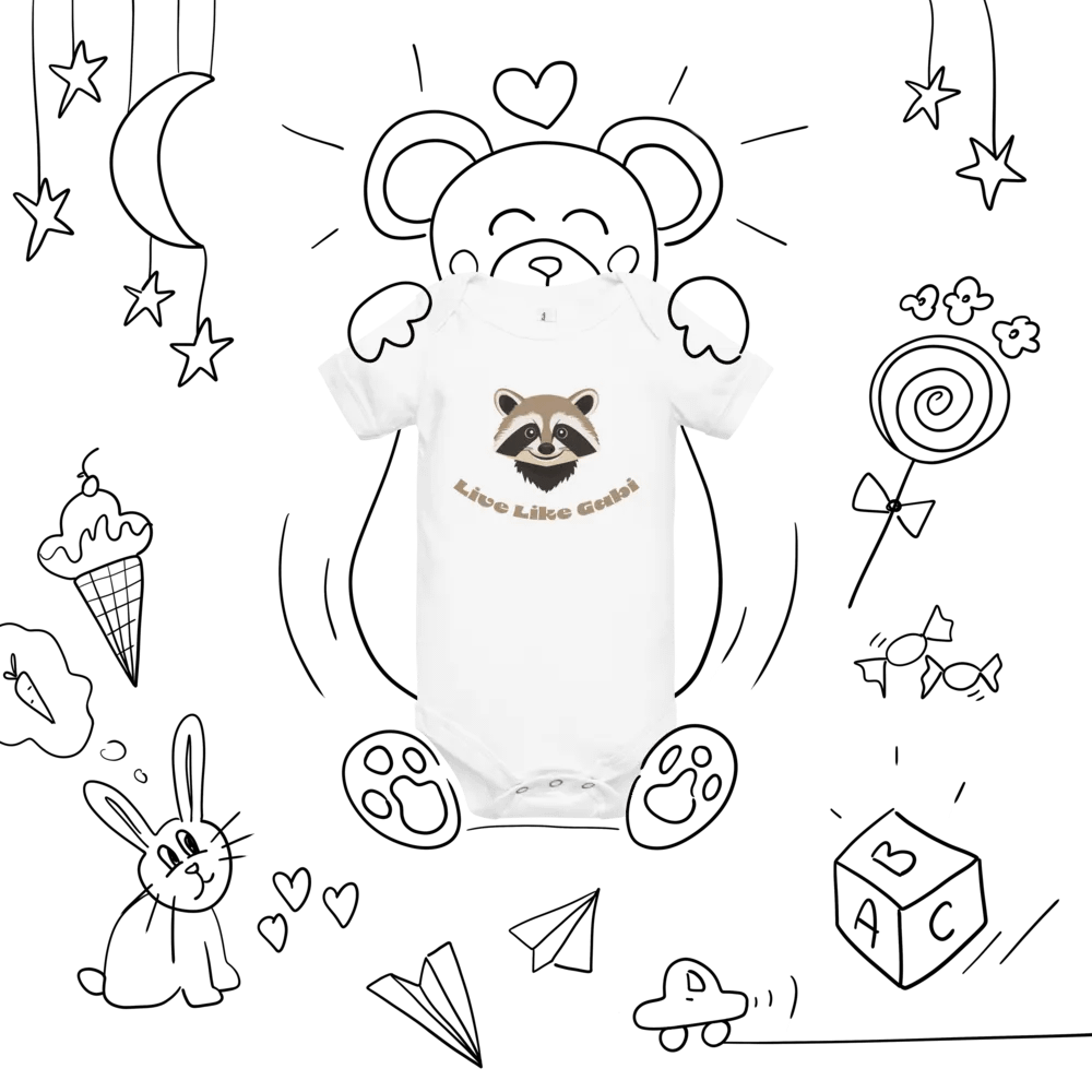 Happy Raccoon Baby Onesie product image (7)