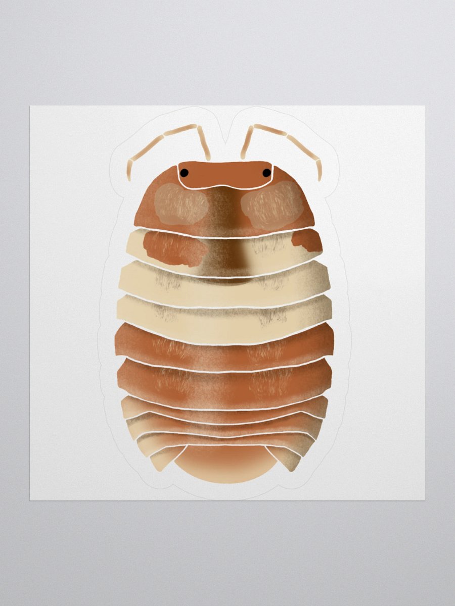 Red Panda Isopod Sticker product image (2)