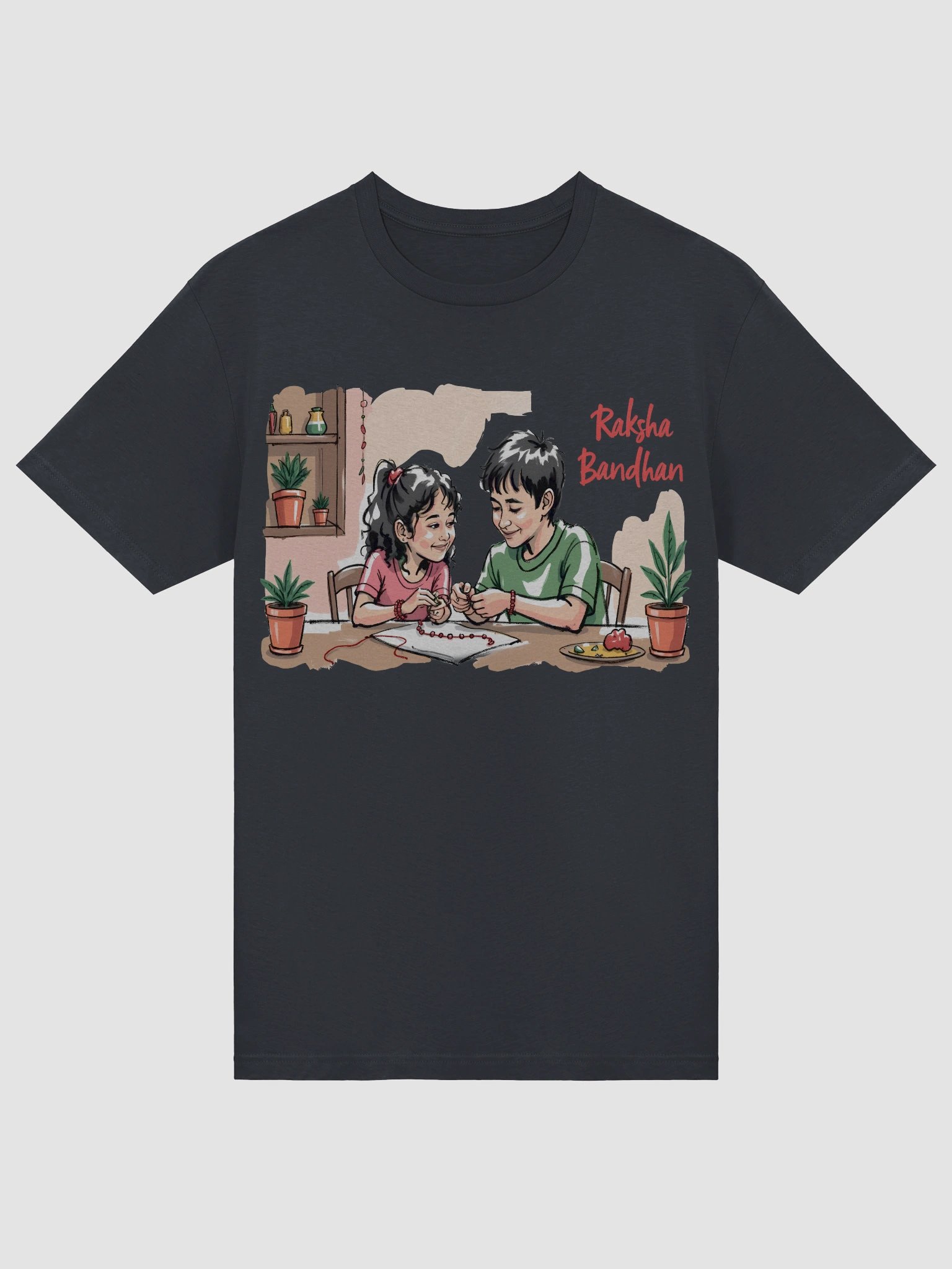 Traditional Raksha Bandhan: Sister’s Love in Art Supersoft T-Shirt product image (21)