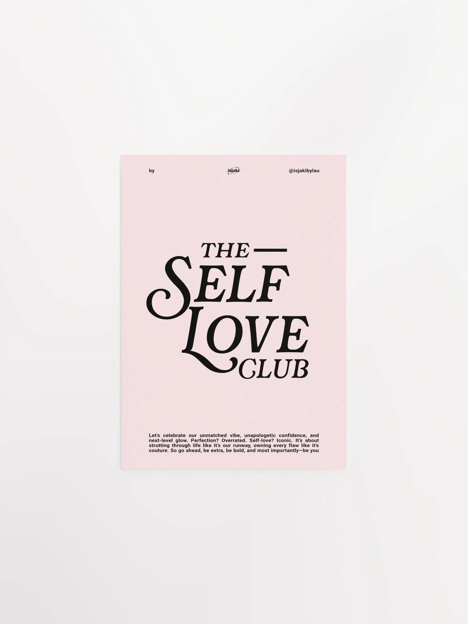 Self Love Club Pink Print product image (9)