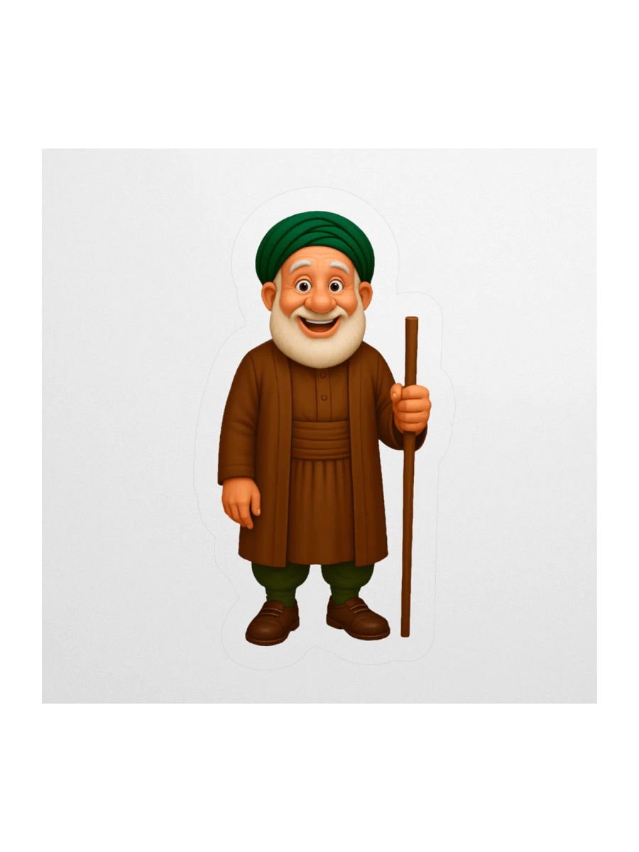 Smiling Sheikhi Kiss Cut Stickers product image (3)