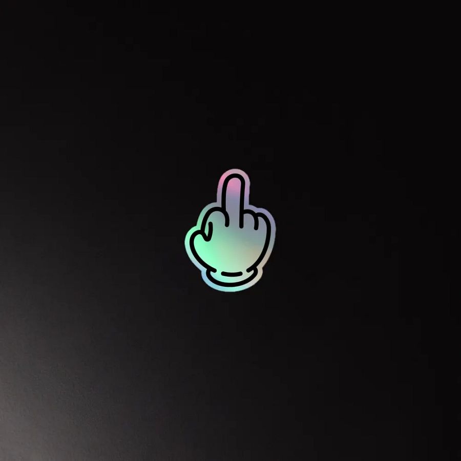 Flip off holo product image (2)