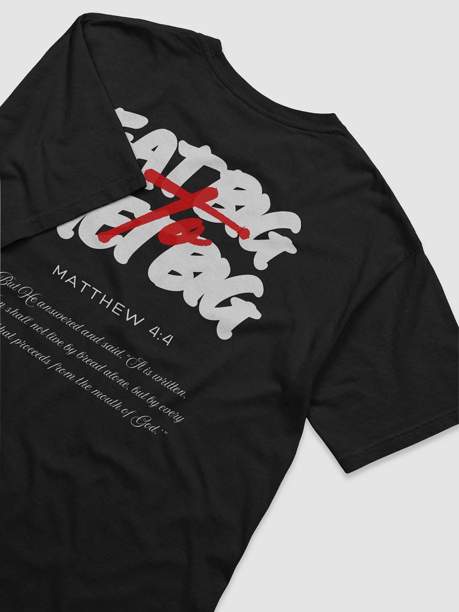 EAT BIG to GET BIG | Matthew 4:4 | Off White Text product image (3)