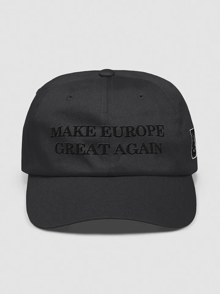 make europe great again hat/cap black on black (MEGA eu/acc official) - 100% cotton product image (1)