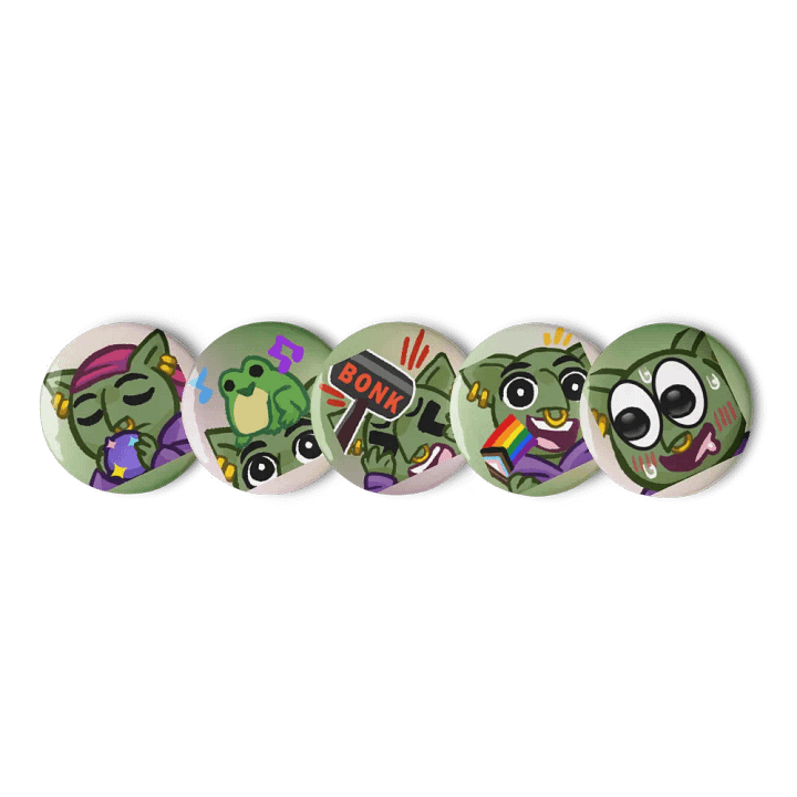 GoblinJuju Emote Pin Set product image (1)