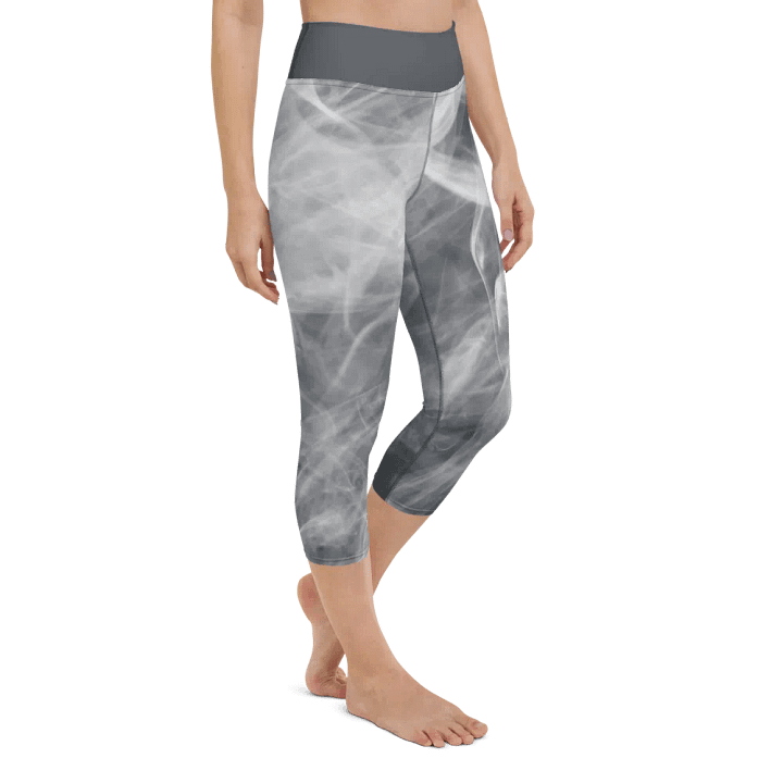 Swirling Mist Yoga Capri Leggings product image (2)
