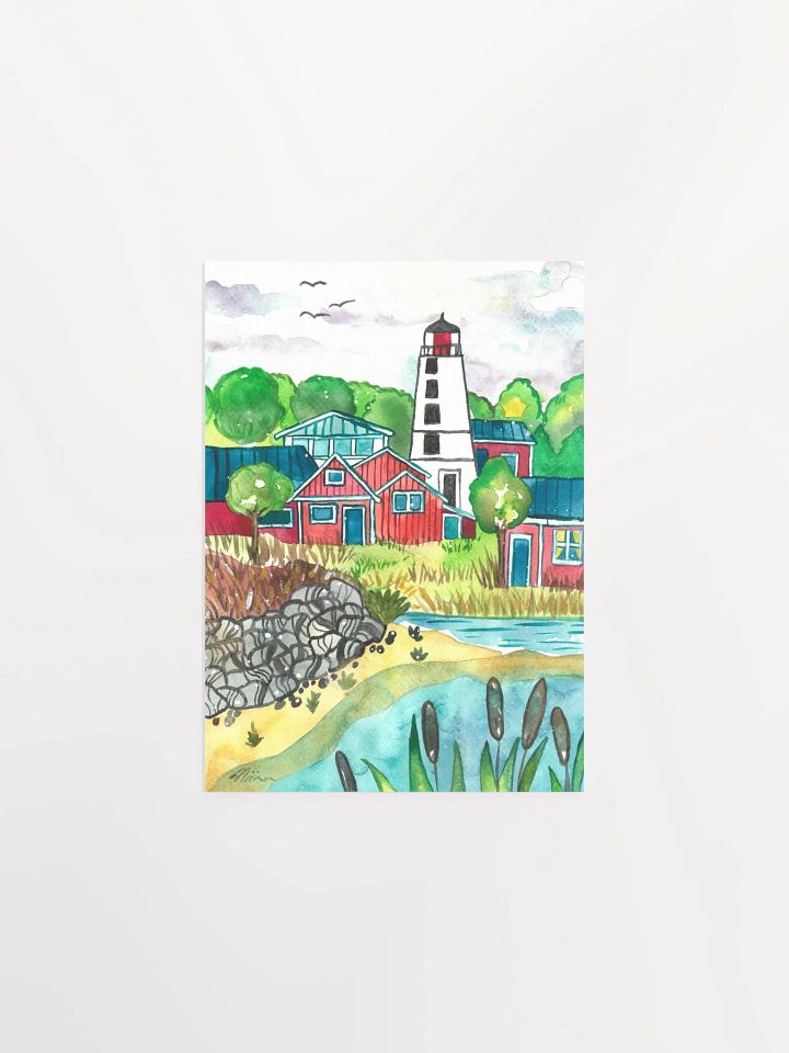 Fishing Village Art Print product image (1)