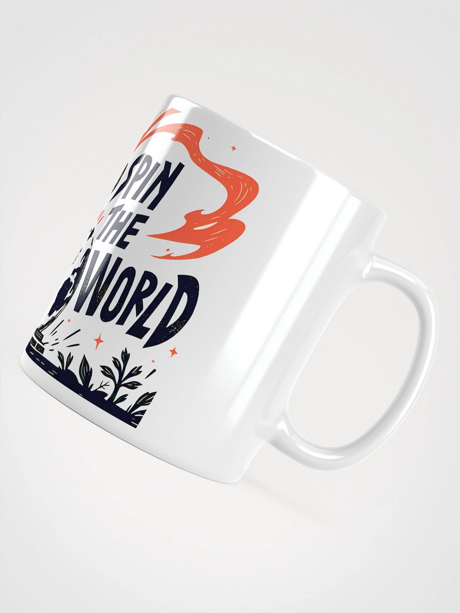 Flaming Dragon Meets Global Chaos Glossy Mug product image (4)