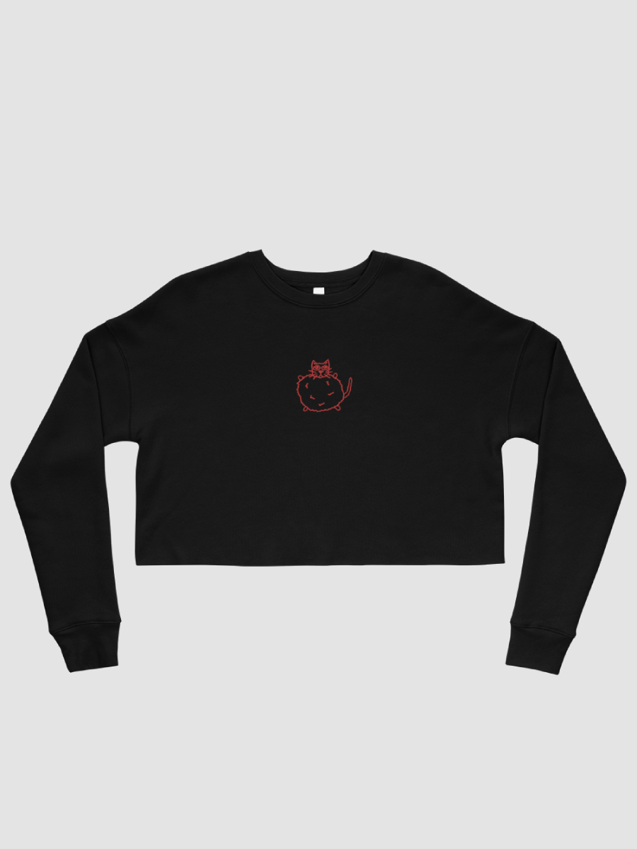 Red Cat Cropped Sweater product image (3)