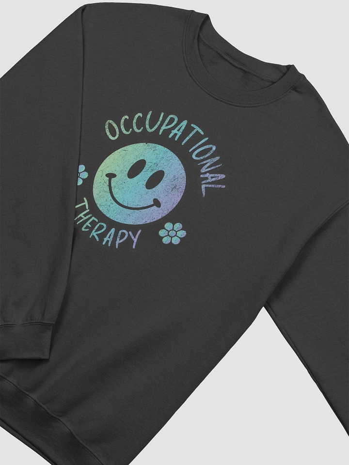 Occupational Therapy Smiley Face Crewneck product image (1)