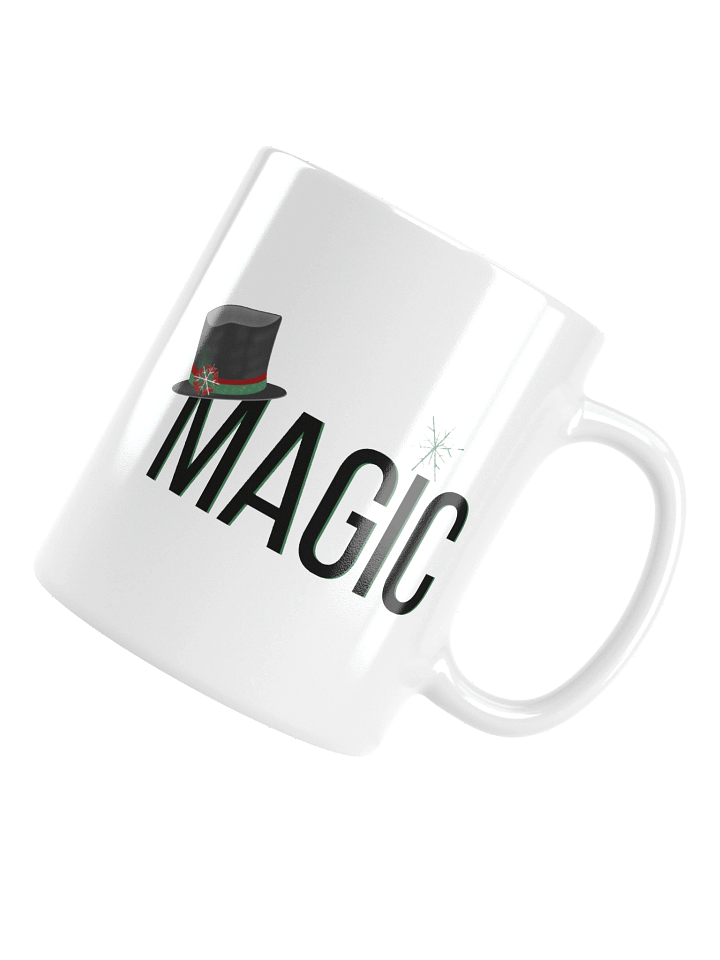 Magic Christmas Typography Mug – Festive Holiday Coffee Cup Gift product image (1)