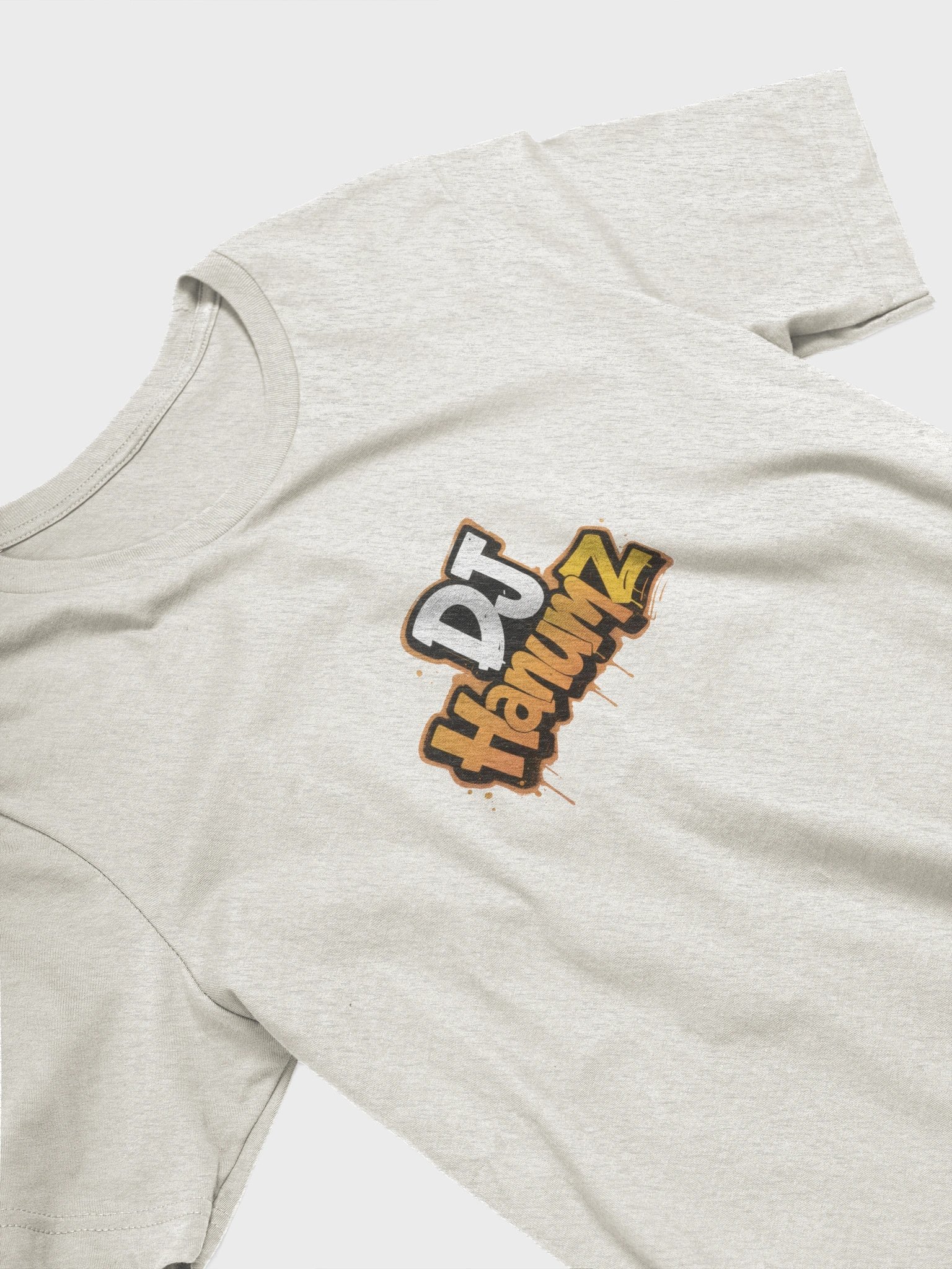 DJ HanumZ Name T-Shirt Heather Grey product image (3)
