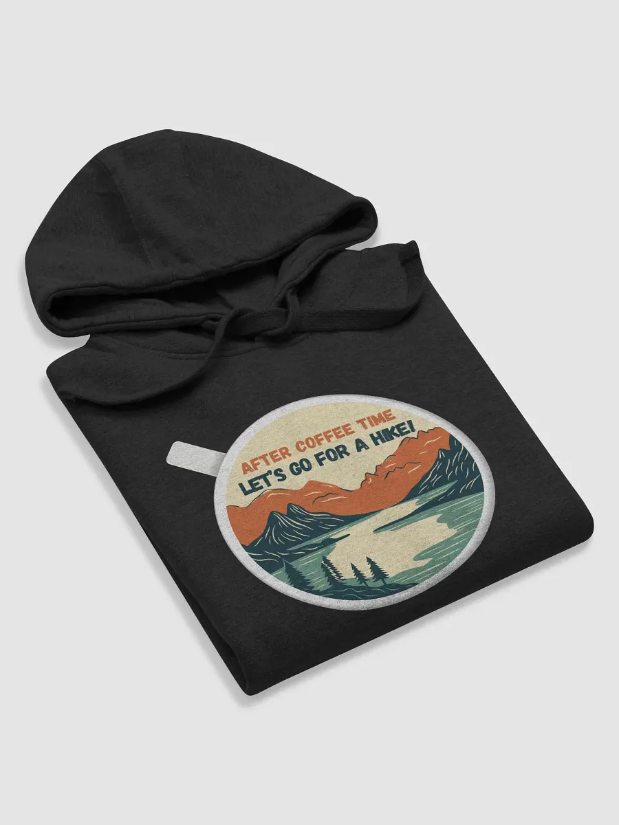 Coffee and Mountain Hike Unisex Premium Hoodie product image (23)
