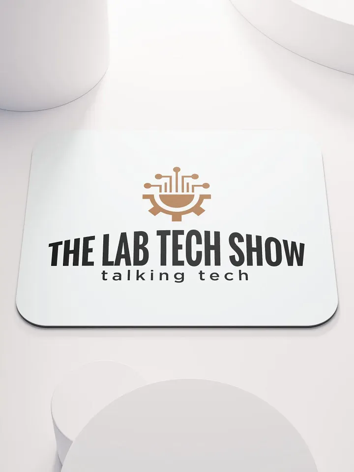 Lab Tech Show Mouse Pad Brown, Black, & White product image (1)