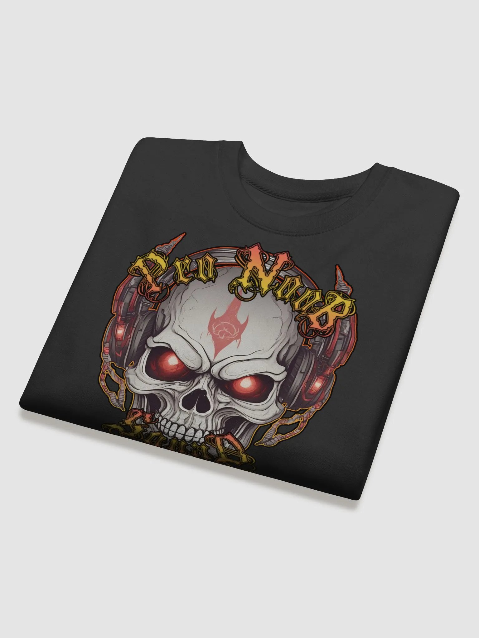 NooB skull and text sweatshirt product image (20)