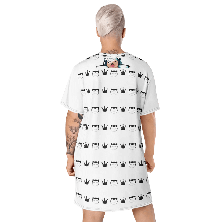 Flickering Grid All-Over T-Shirt Dress product image (8)