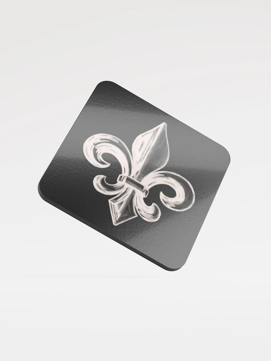 Fleur De Lis Invert Colors Coaster product image (1)