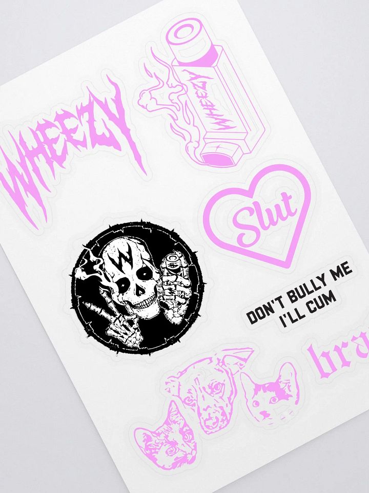 Wheezy Large Vinyl Stickers product image (1)