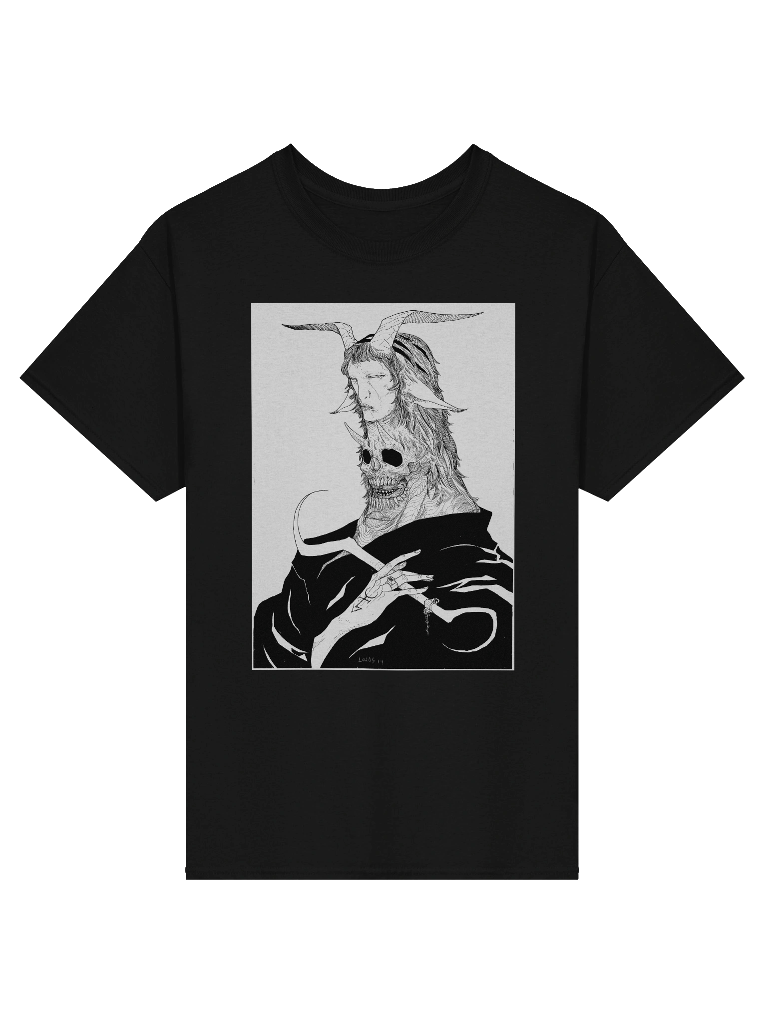NEKROKVLT Art Series: Goatboy Black & White product image (1)